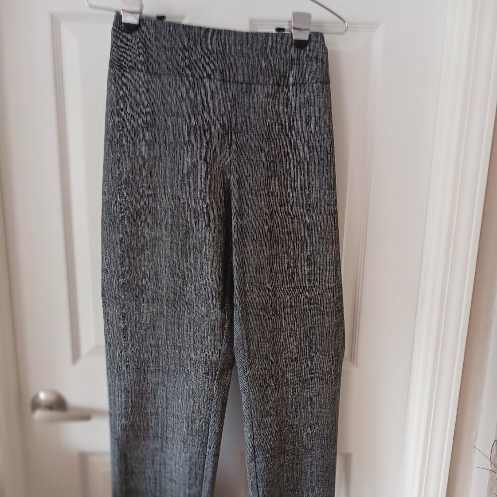Charcoal Gray Womens Pants - Black & White Sale